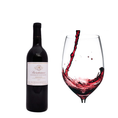 Rượu vang đỏ Bordeaux BPR Red75cl